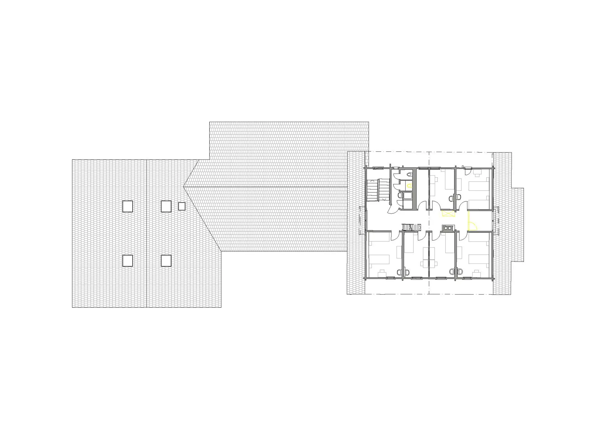 24_Sanierung Umbau_Hof de Planis Seminare und Begegnungen Stels_Grundriss Dachgeschoss